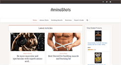 Desktop Screenshot of aminoshots.com